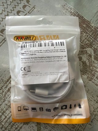 Cable ANBILI USB-C a Lightning 2m