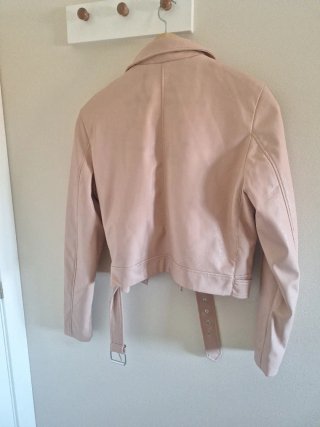 Cazadora Biker Rosa Talla M