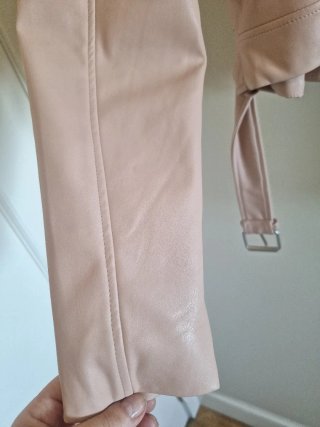 Cazadora Biker Rosa Talla M