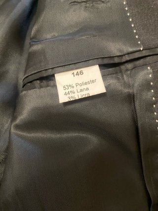 Traje de caballero negro