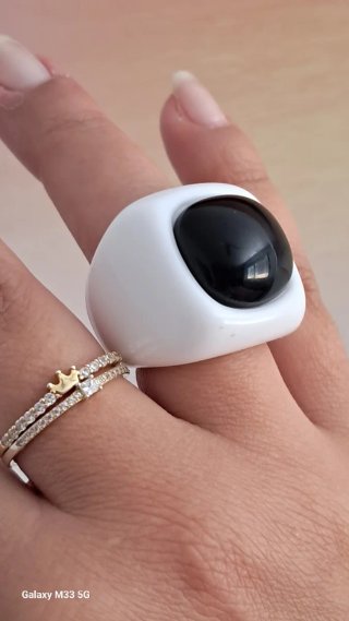 Anillos Blanco y Negro