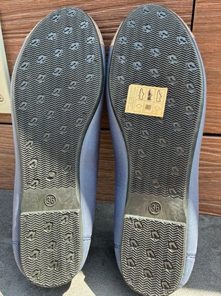 Manoletinas azules y doradas nuevas