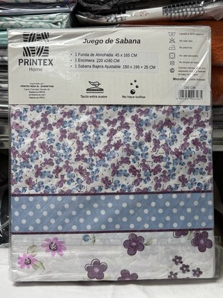 Juego de Sábanas,  3 Piezas