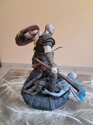 Statua Diorama God of War Kratos e Atreus