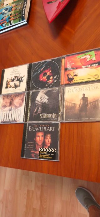 Lote 6 CDs Banda Sonora Películas