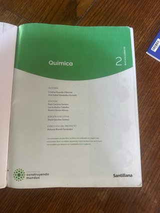 Química 2 Bachillerato : Proyecto construyendo ...