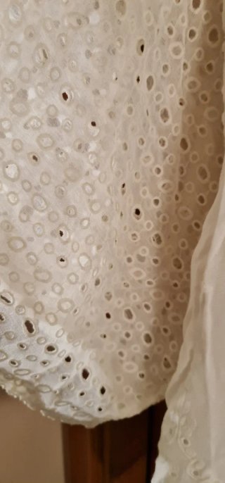 Camisa Ibicenca Desigual Talla L Blanca Nueva