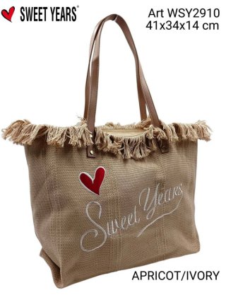Borsa Sweet Years Beige/Blu