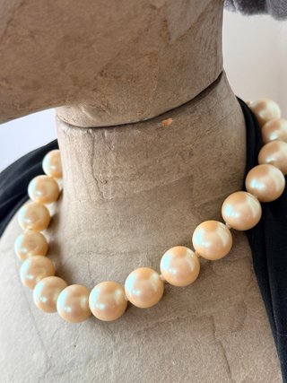 Collana girocollo perle vintage anni 60/70