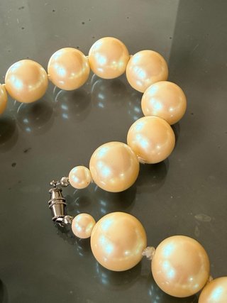 Collana girocollo perle vintage anni 60/70