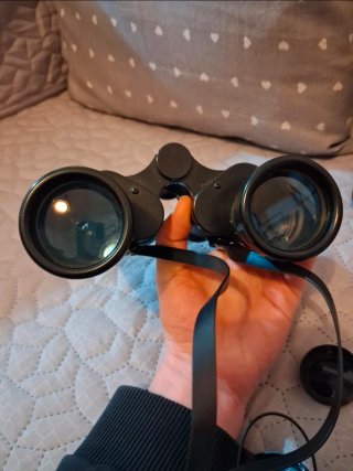 Binocolo vintage anni '70 con custodia