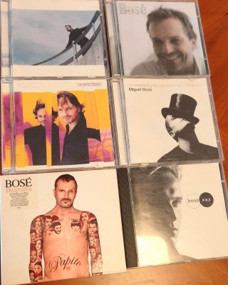 Lote 6 CDs Miguel Bosé
