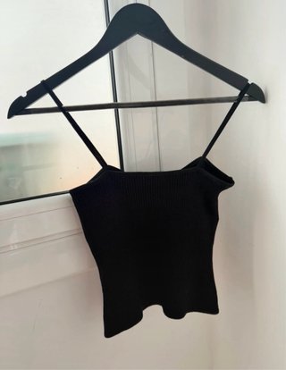 Top Massimo Dutti Negro Nuevo