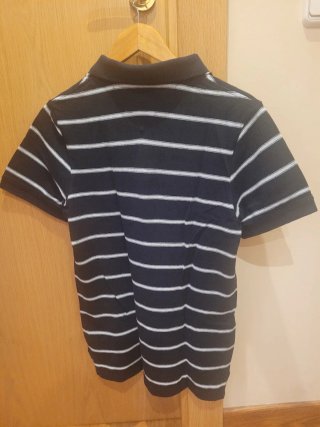 Camiseta Polo Hilfiger Denim Rayas Azul Blanco