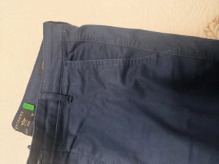 Pantalón Dockers Slim Corte Recto Azul Talla M