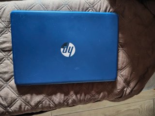 Portátil HP Azul y Negro