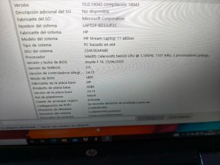 Portátil HP Azul y Negro