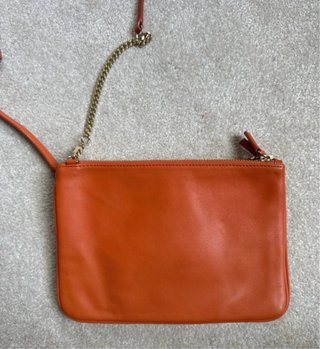 Bolso Piel Naranja Sandro