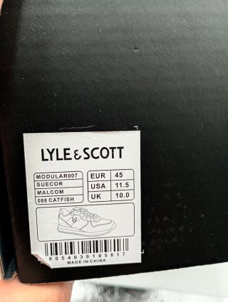 Scarpe Lyle & Scott n. 45 verdi