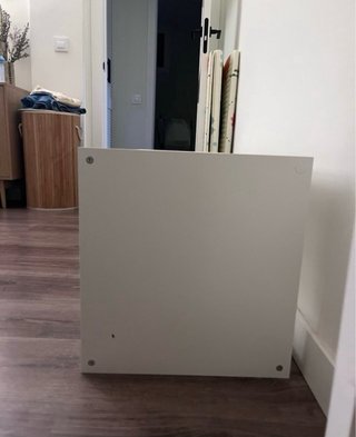 Estantería Ikea Kallax 3 cubos blanca
