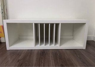 Estantería Ikea Kallax 3 cubos blanca