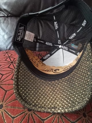 Gorra Von Dutch Negra y Dorada