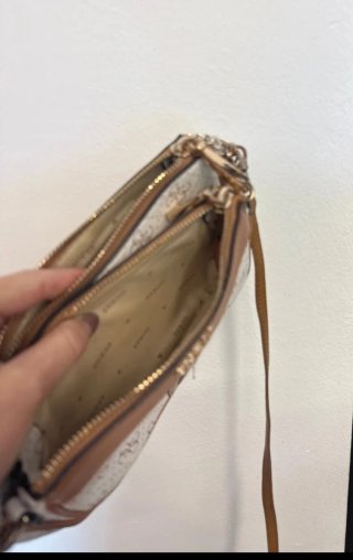 Borsa Guess Beige/Marrone Monogram