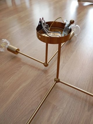 Lámpara de techo diseño moderno oro