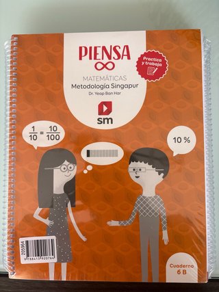 Cuadernos Singapur matematicas 6 primaria