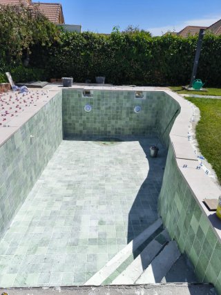 Azulejos DUNE Bali Verde Anti-Slip 15x15
