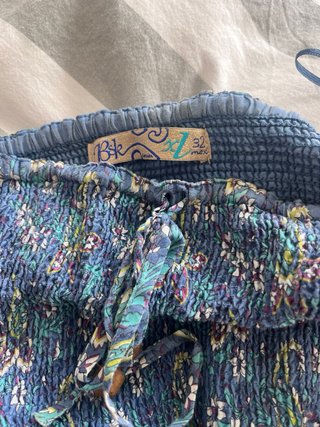 Vestido largo Bershka estampado boho