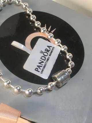 Pulsera Pandora 18cm Bolitas Plata