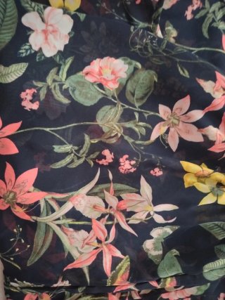 Vestido HM estampado floral (12/14 años)