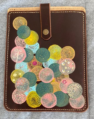 Fundas artesanal en piel libro/iPad.