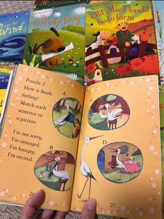 (5-8)Lote de 10xlibros Usborne en inglés