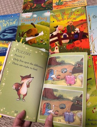 (5-8)Lote de 10xlibros Usborne en inglés