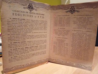 Lote 2 Libros Escolares Postguerra Edelvives 44-45