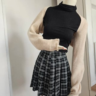Mangas Bolero Beige Estilo Aesthetic