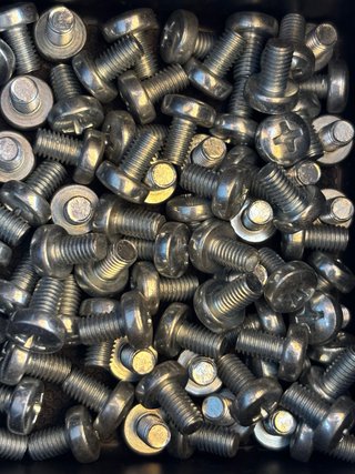Parafusos M5x8mm Aço Zincado