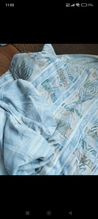 Funda Nórdica 135cm Beige y Azul y bajera