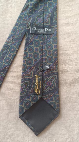 Pareja Corbatas Loewe y Christian Dior Vintage