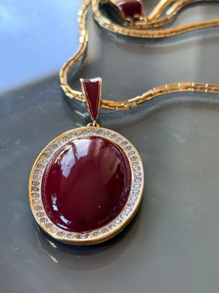 Collana Vogue Vintage Bijuox smalti rossi