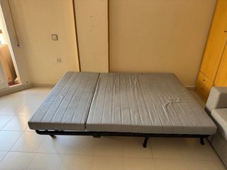 Divano letto clic-clac grigio IKEA