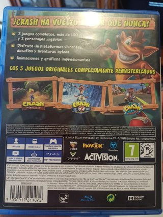 Crash Bandicoot N. Sane Trilogy PS4