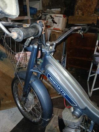 Mobylette Cady Moto Azul/Gris