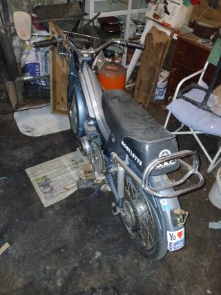 Mobylette Cady Moto Azul/Gris