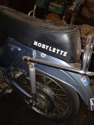 Mobylette Cady Moto Azul/Gris