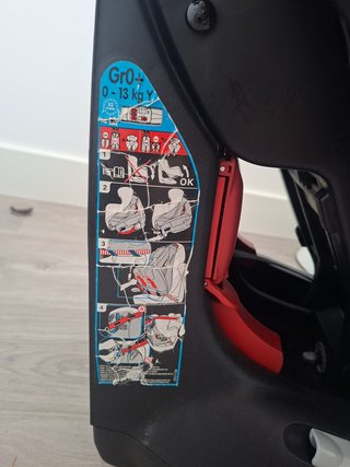Silla coche Bebeconfort Gr0/Gr1