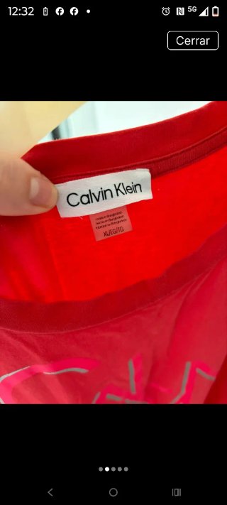 Vestido Calvin Klein Rojo