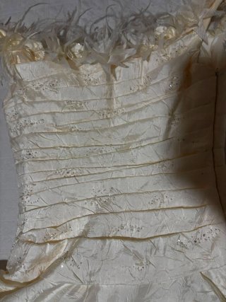 Vestido de Novia Taffeta Arruga MFL
